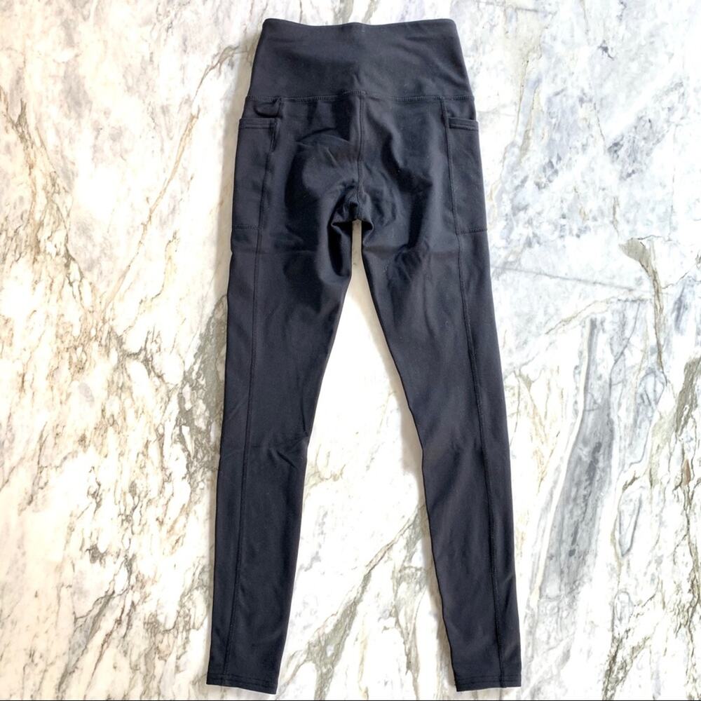 Skechers Womens GoWalk Athletic Casual Pocket Yoga Performance Leggings Black XS - Picture 4 of 6